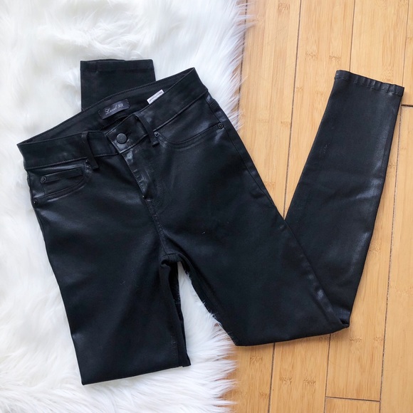 Level 99 Forever Black Liza Skinny Coated Jeans - Picture 2 of 6